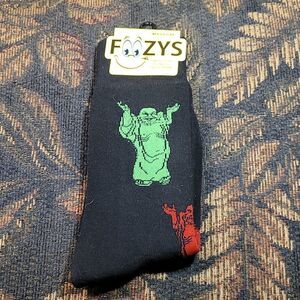 Foozys Men's Crew Socks Fun Buddha Themed Novelty Socks- NIP
